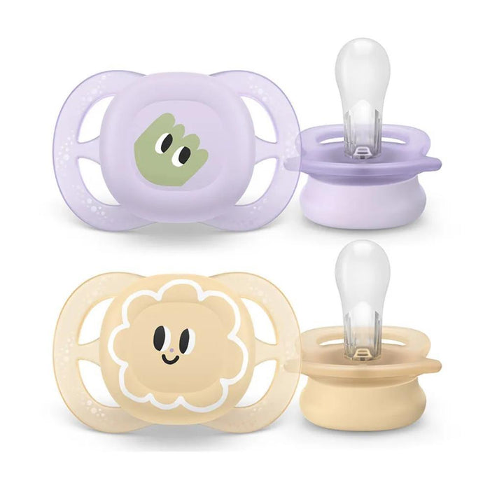 2 Chupetas Ultra Start Deco 0-2m Menina