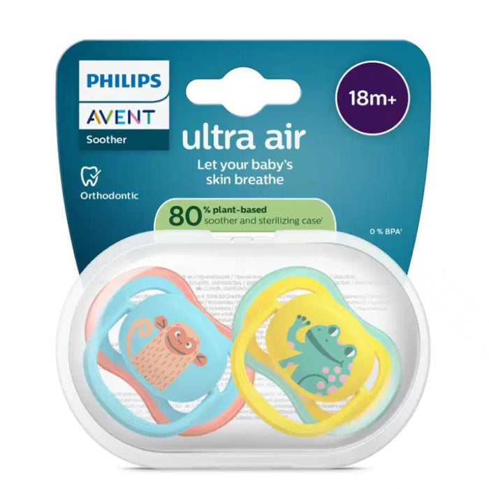 2 Chupetas Philips Avent Ultra Air Deco Menino +18m
