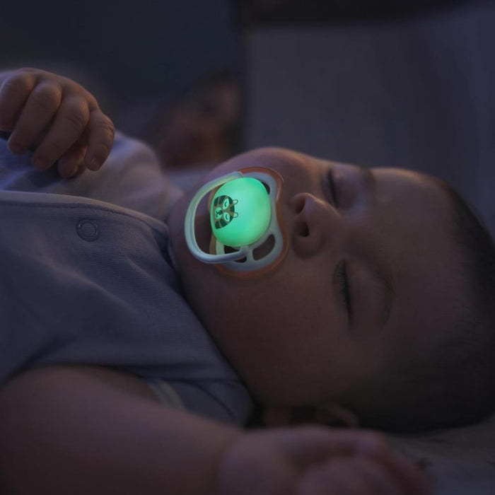 2 Chupetas Philips Avent Ultra Air Nighttime Menino 0-6m