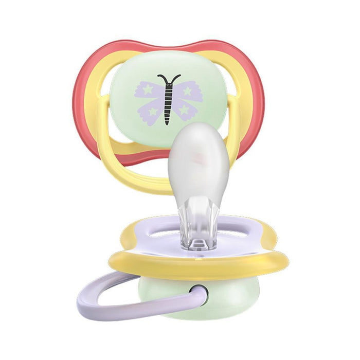 2 Chupetas Philips Avent Ultra Air Nighttime Menina 0-6m