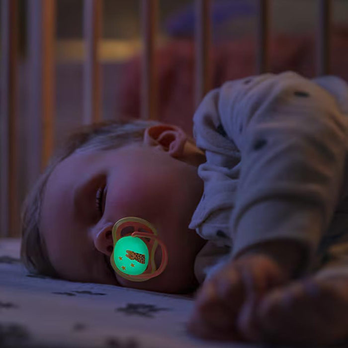 2 Chupetas Philips Avent Ultra Air Nighttime Menina +18m