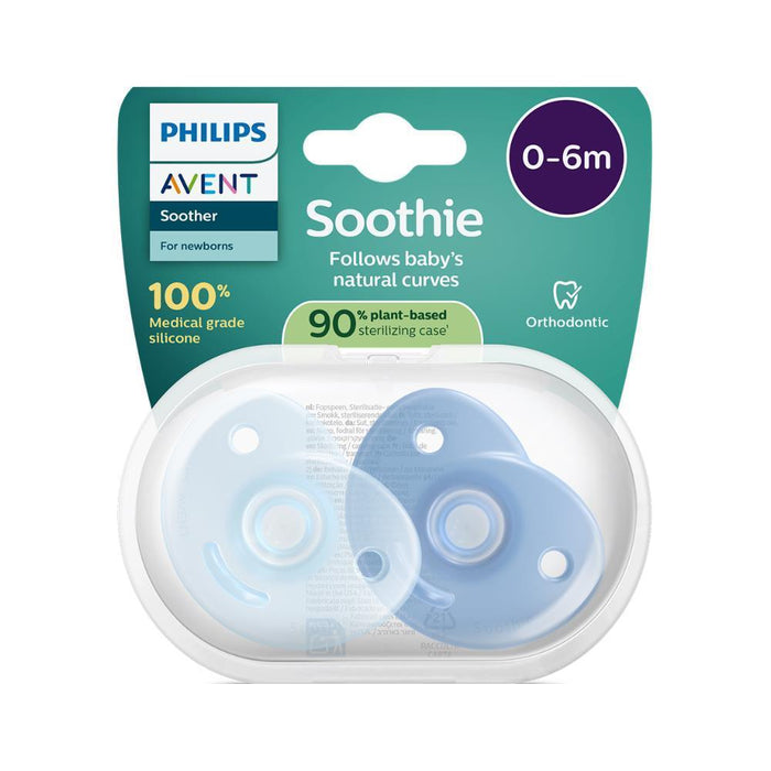 2 Chupetas Philips Avent Soothie Menino 0-6m