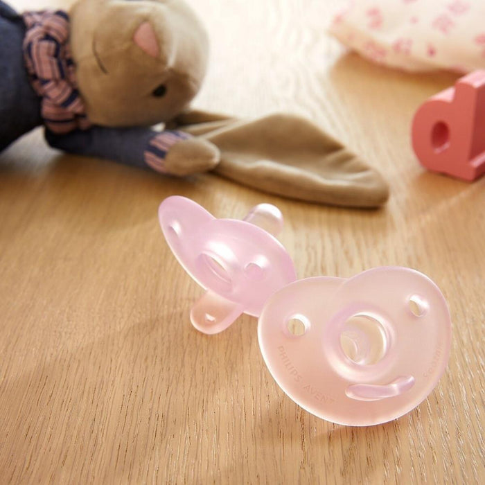 2 Chupetas Philips Avent Soothie Menina 0-6m