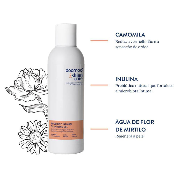 Gel Limpeza Íntima Prebiótico Doomoo & Shinncare 100ml