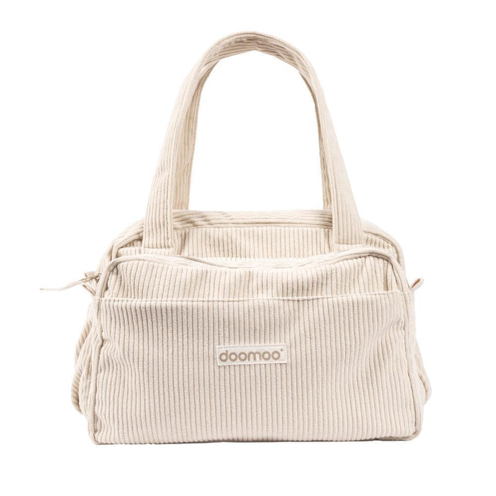 Saco de Maternidade Fluffy 2em1 com Acessórios Corduroy Sand