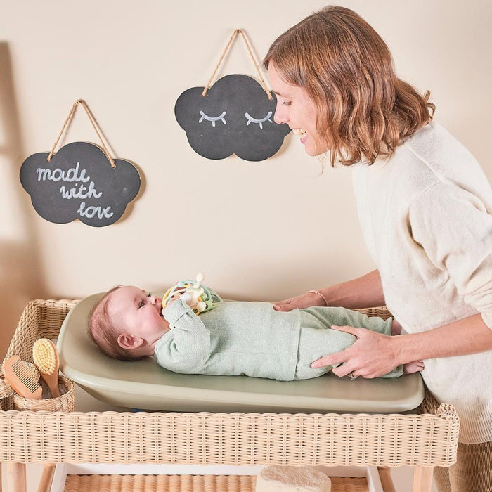 Muda Fraldas em Espuma Nattou Verde 70x50cm