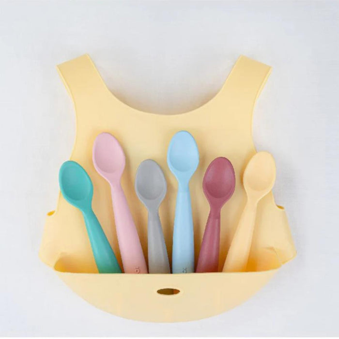 Colher em Silicone Minikoioi Amarelo