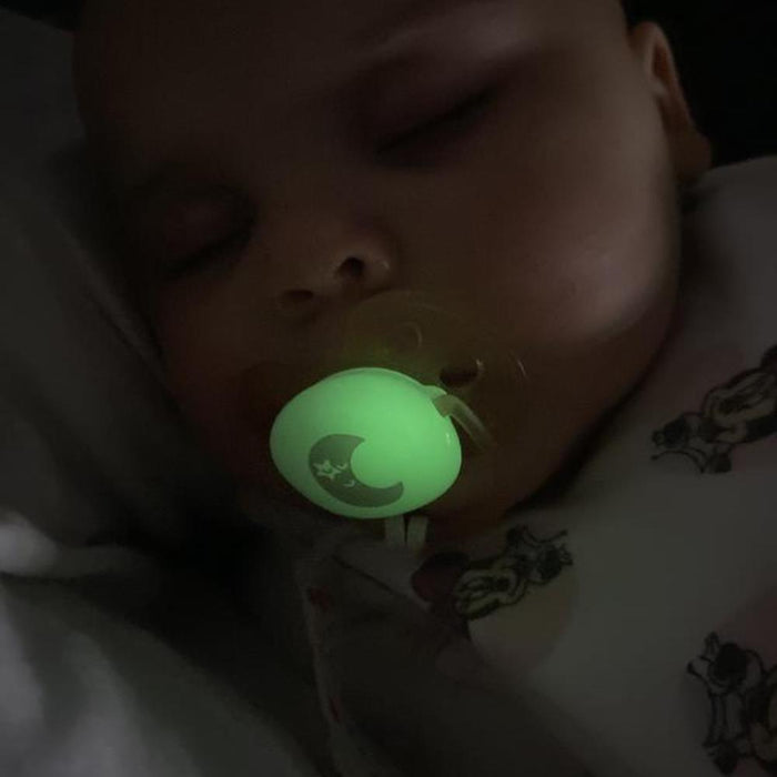 2 Chupetas Philips Avent Ultra Soft Nighttime Menina 0-6m