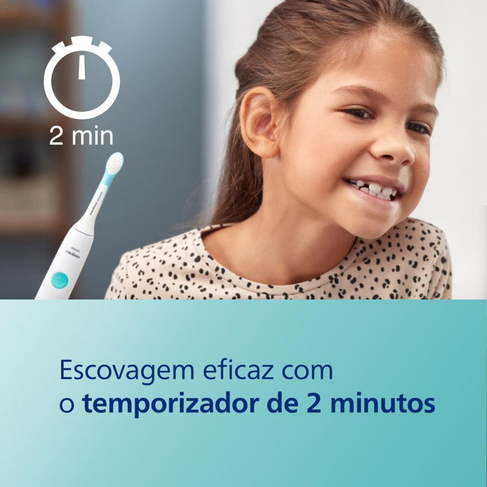Escova de Dentes Elétrica Philips Sonicare Kids +3A
