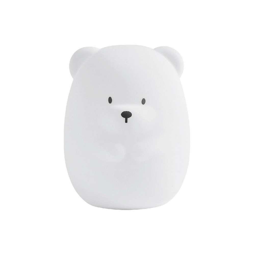 Lámpara de noche de silicona con forma de oso Nattou, 16 cm