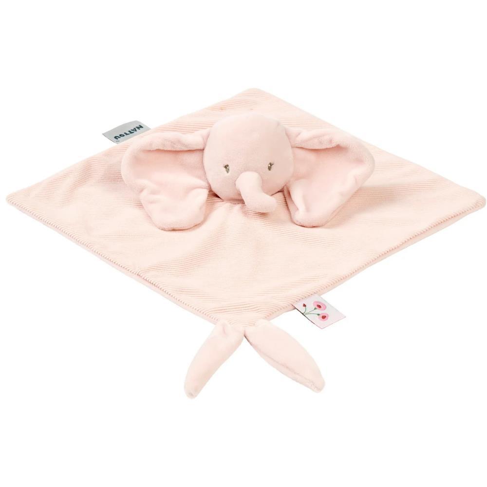 Doudou Nattou Fanfan Elefante Rosa 27cm