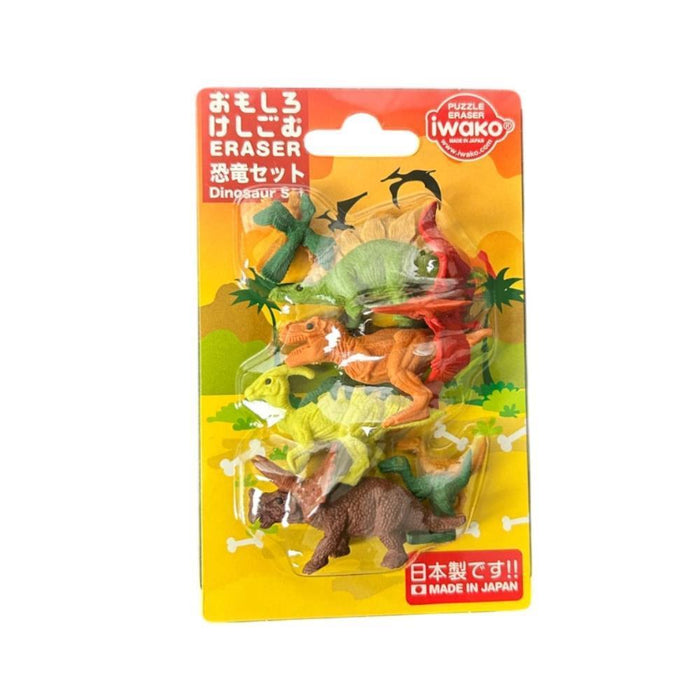 Conjunto de Borrachas Dinossauros