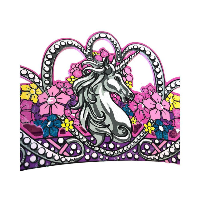 Coroa com Diamantes em Espuma EVA