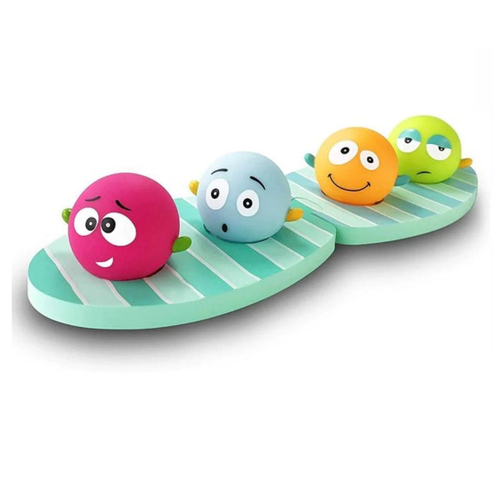 Brinquedos de Banho Escabbo 4 Figuras com Pranchas