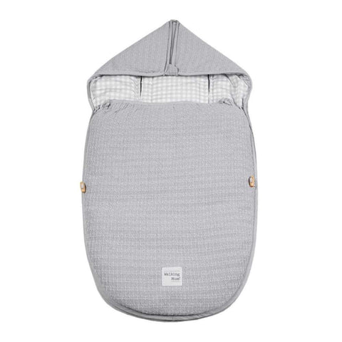 I Love Vichy Grey Thermal Bag for Group 0 Car Seat and Carrycot