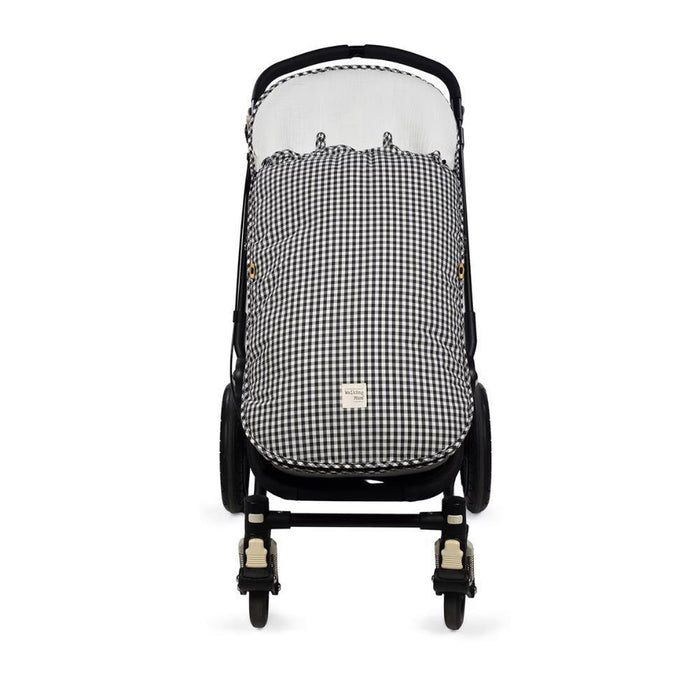 Bolsa térmica transpirable para mamás que caminan, me encanta Vichy negra