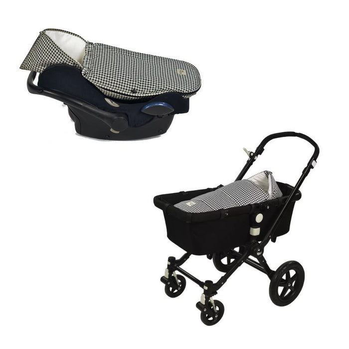 Saco Térmico Respirável 2em1 Walking Mum I Love Vichy Preto