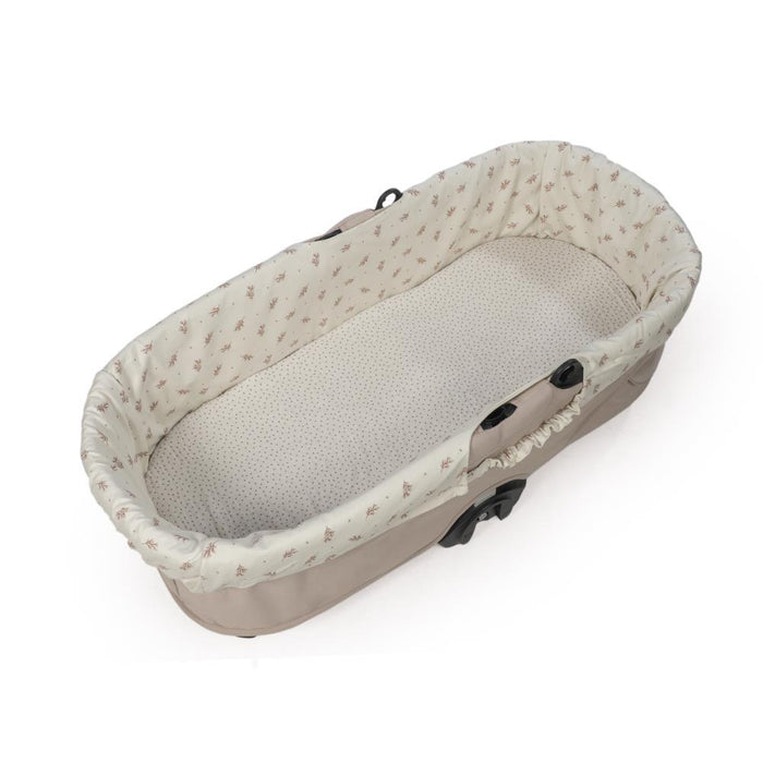 Forra/Protetor com Elástico e Lençol para Alcofa Walking Mum Mimosa Rosa