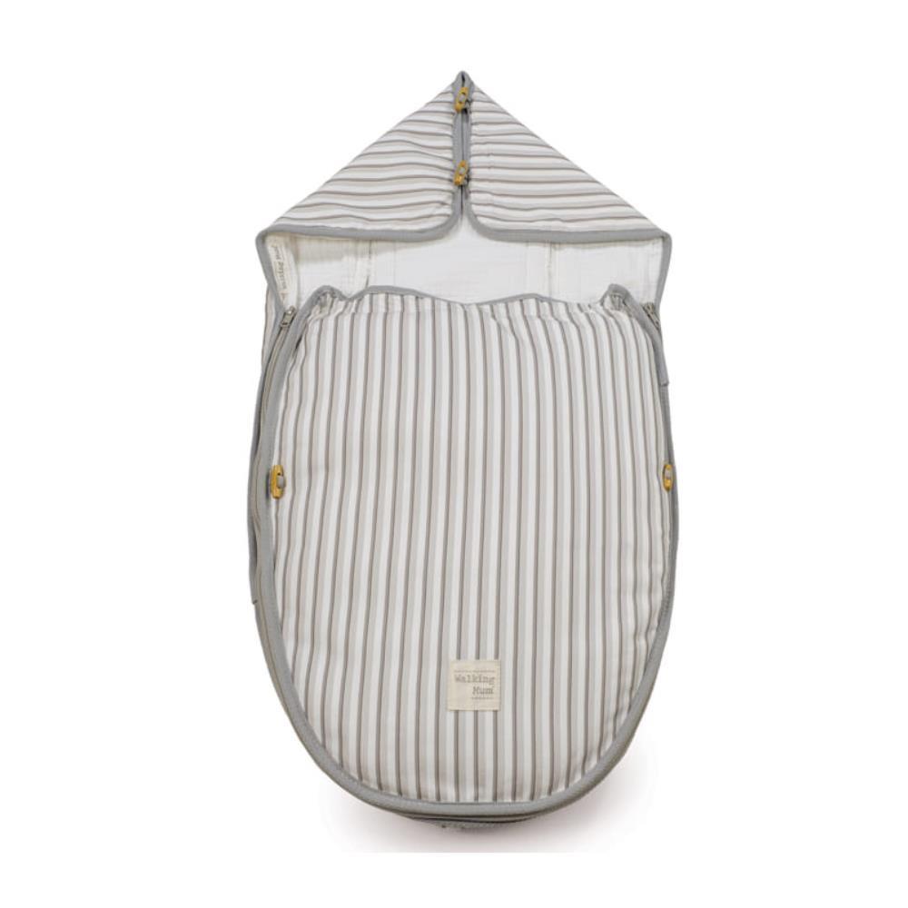Bolsa térmica transpirable 2 en 1 con tiras inferiores para pasear a mamás.