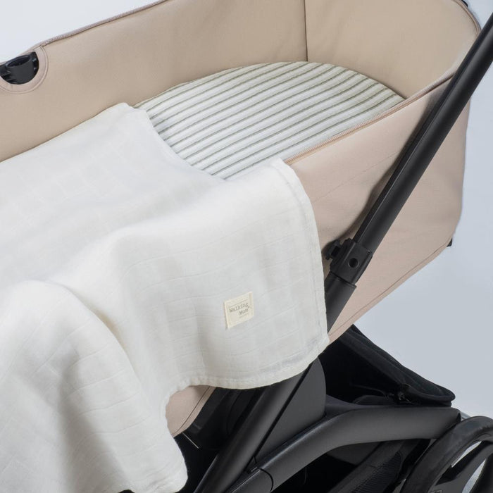 Conjunto de Lençóis para Alcofa Walking Mum Botton Strips