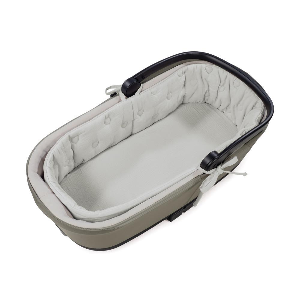 Liner/Protector with Ties and Sheet for Walking Mum Sintra Green Carrycot