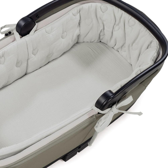 Forra/Protetor com Atilho e Lençol para Alcofa Walking Mum Sintra Verde