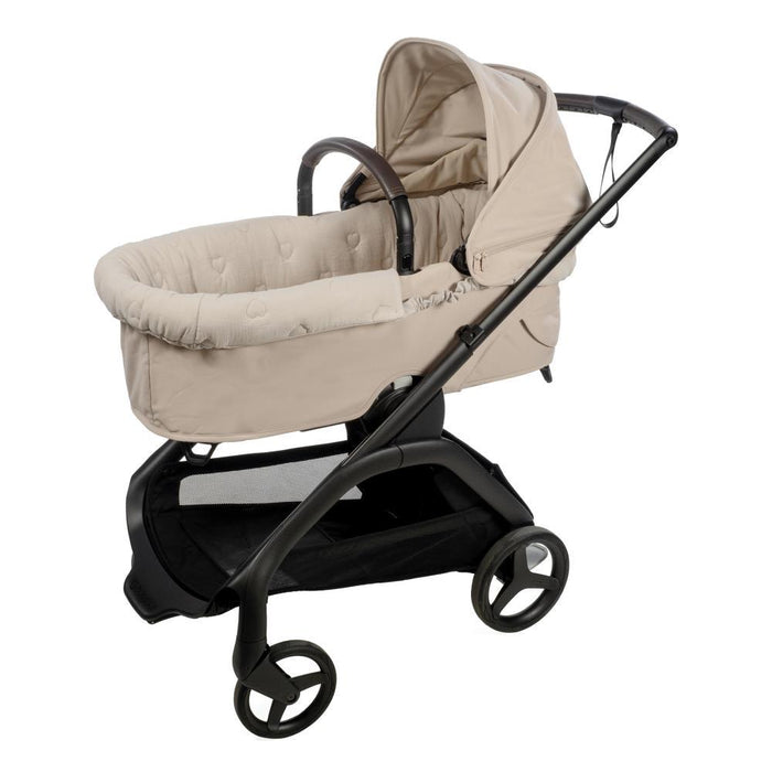 Forra/Protetor com Elástico e Lençol para Alcofa Walking Mum Sintra Bege