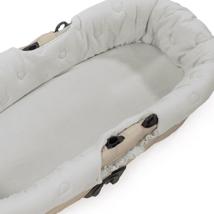 Forra/Protetor com Elástico e Lençol para Alcofa Walking Mum Sintra Verde