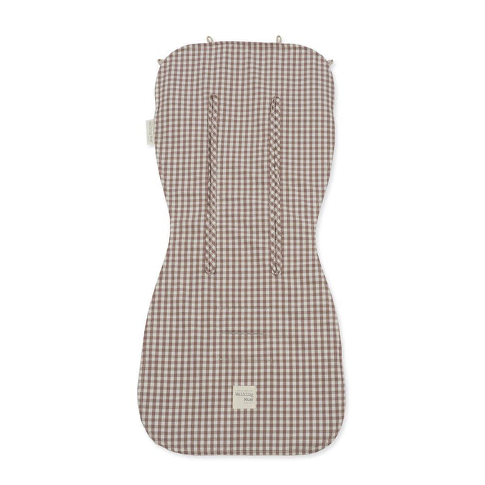 Colchonete para Carrinho Walking Mum Praliné Vichy Moka
