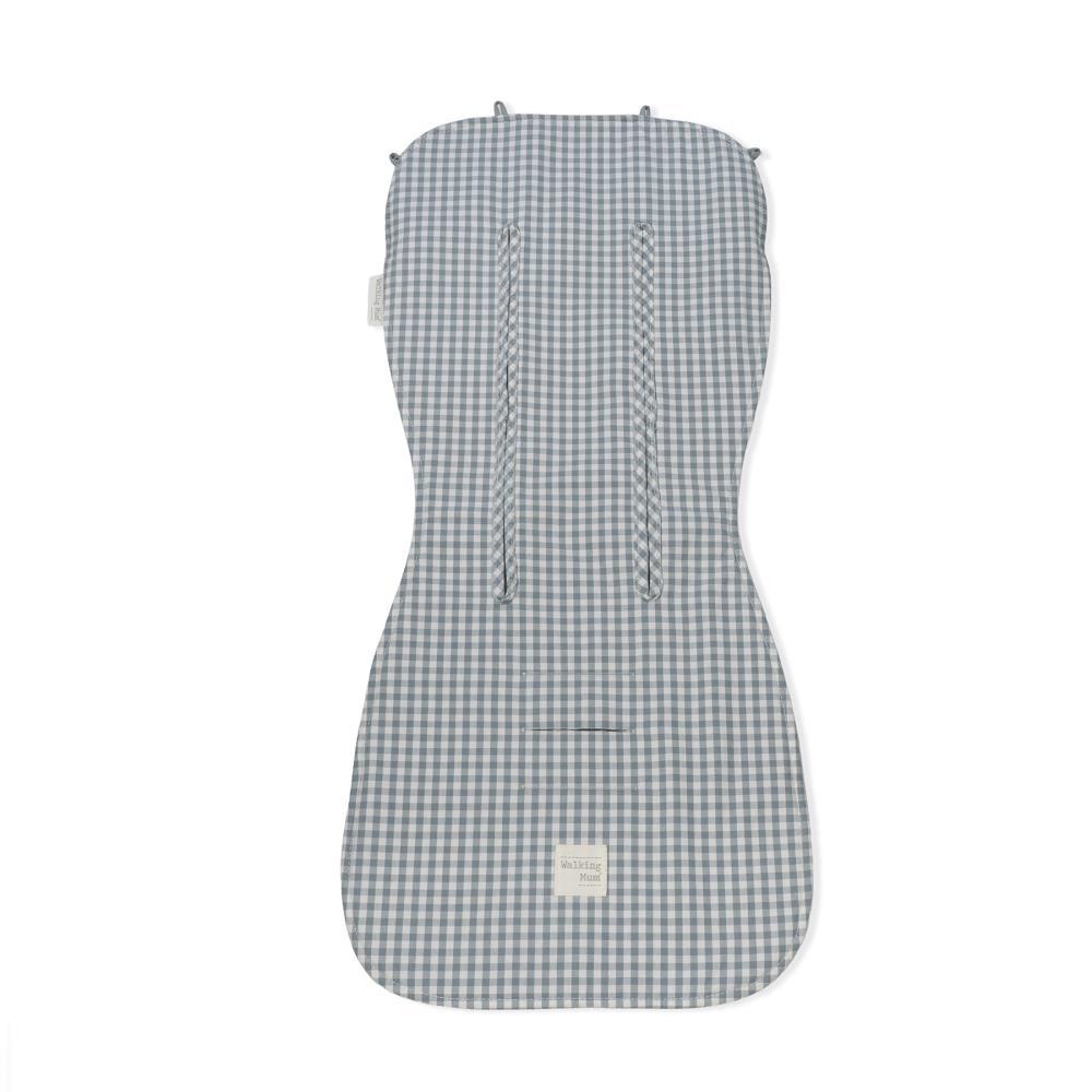 Walking Mum Praliné Vichy Matcha Stroller Liner