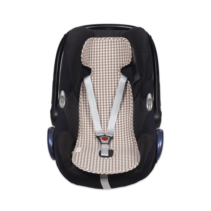 Colchonete para Cadeira Auto Walking Mum Praliné Vichy Moka 40-105 cm