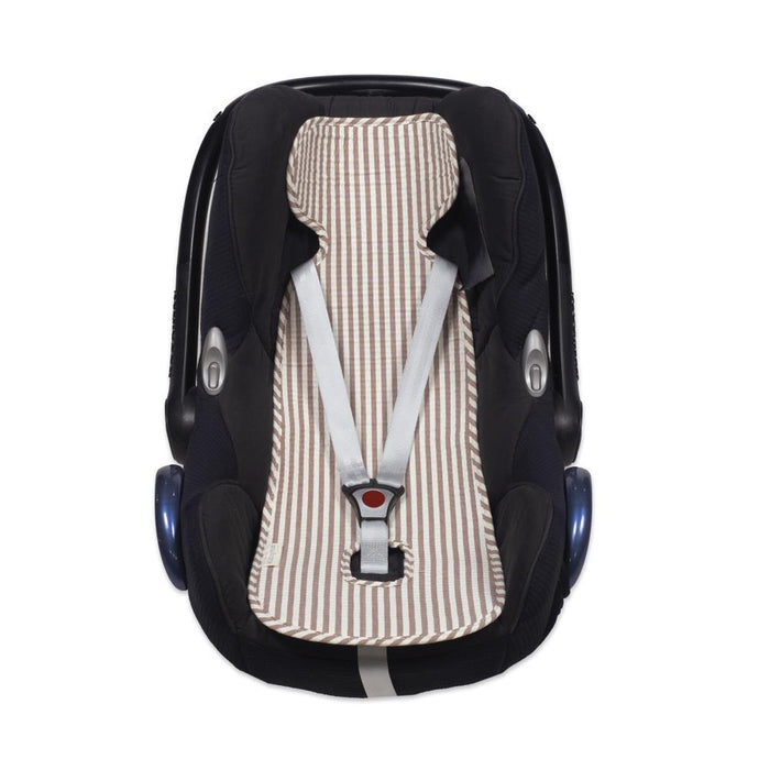 Colchonete para Cadeira Auto Walking Mum Praliné Strips Moka 40-105 cm