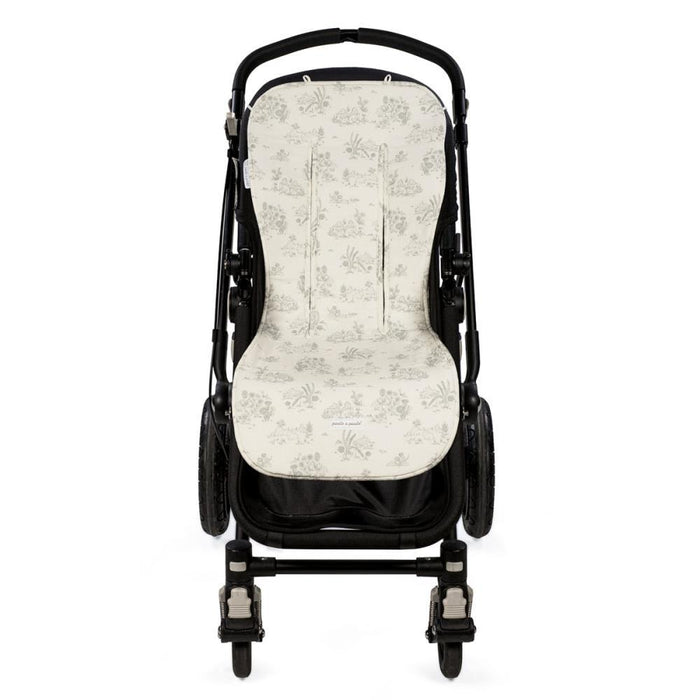 Colchonete Pasito a Pasito Toile de Jouy Cream