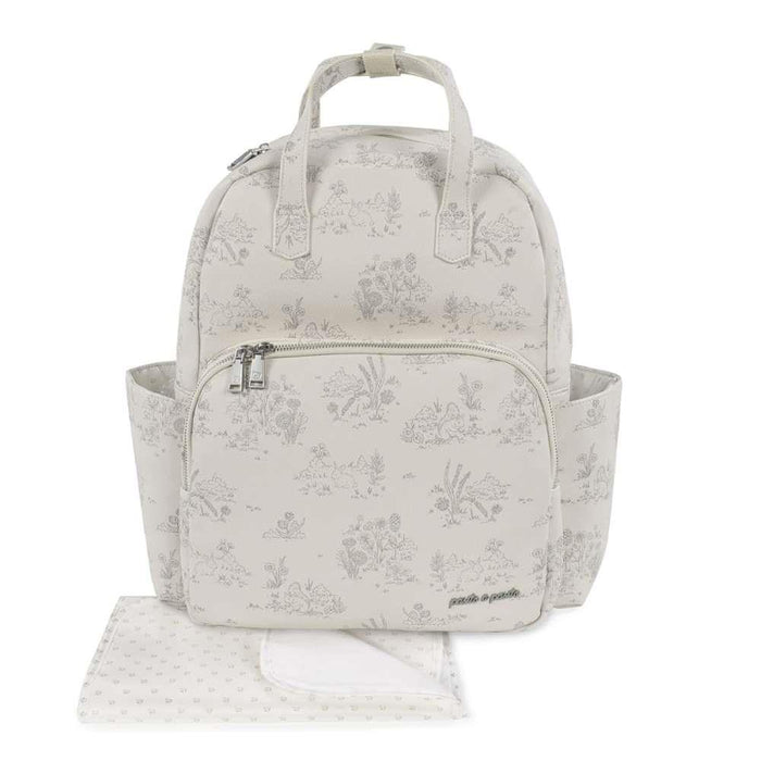 Cream Toile de Jouy Backpack