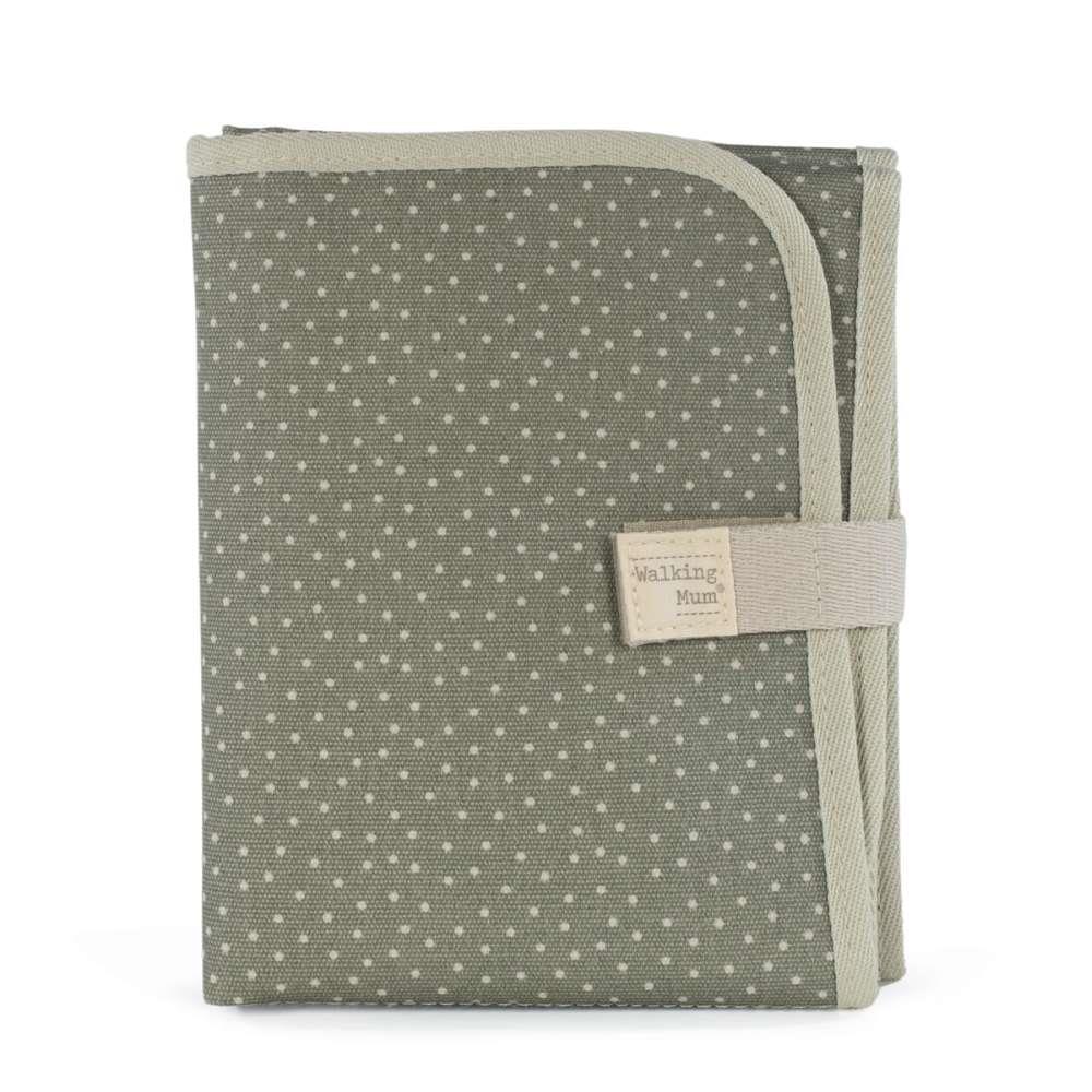 Walking Mum Polka Dot Poppy Moss Changing Mat