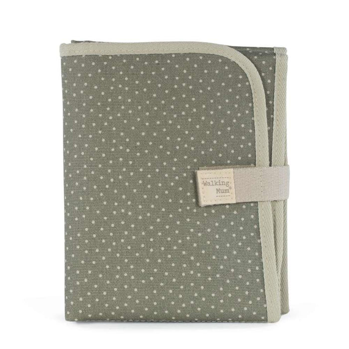 Muda Fraldas Walking Mum Polka Dot Poppy Moss