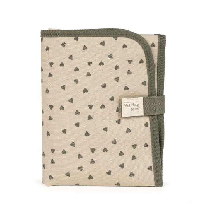 Muda Fraldas Walking Mum Hearts Poppy Moss