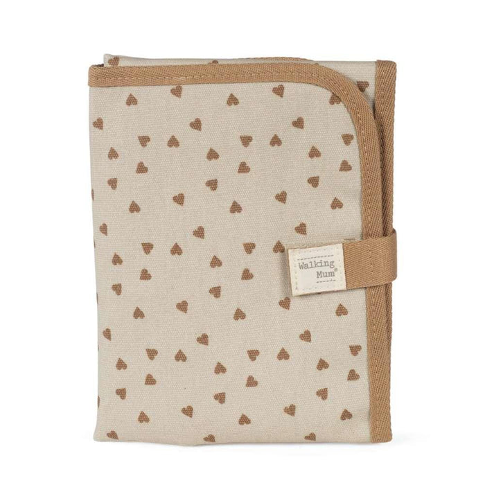 Muda Fraldas Walking Mum Hearts Poppy Cinnamon
