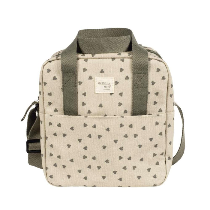 Lancheira Térmica Walking Mum Hearts Poppy Moss