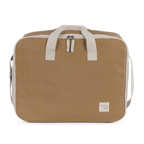 Bolso Maternidad Lunares Poppy Canela