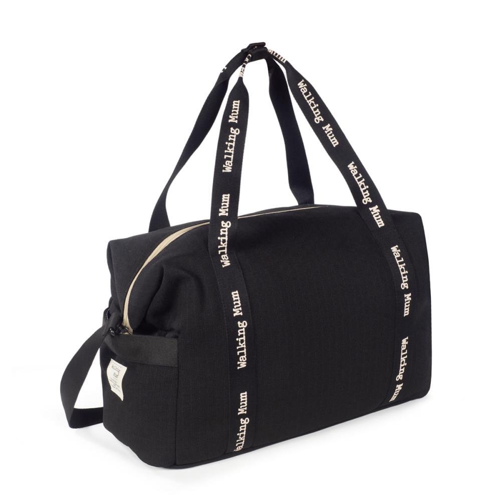 XL Walking Mum Eco Mum Black Bag