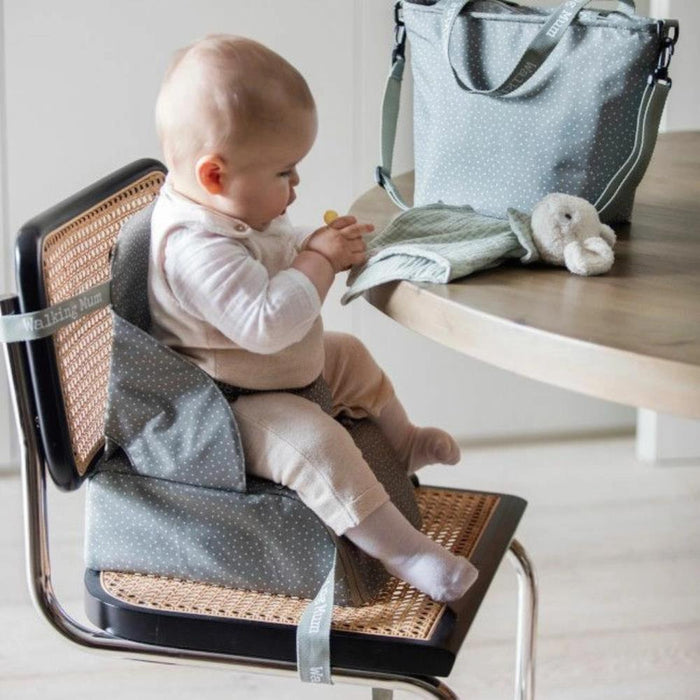 Cadeira da Papa Portátil Walking Mum Polka Dot Poppy Cinnamon