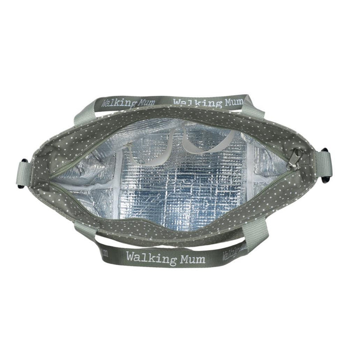 Lancheira Térmica XL Walking Mum Polka Dot Poppy Moss