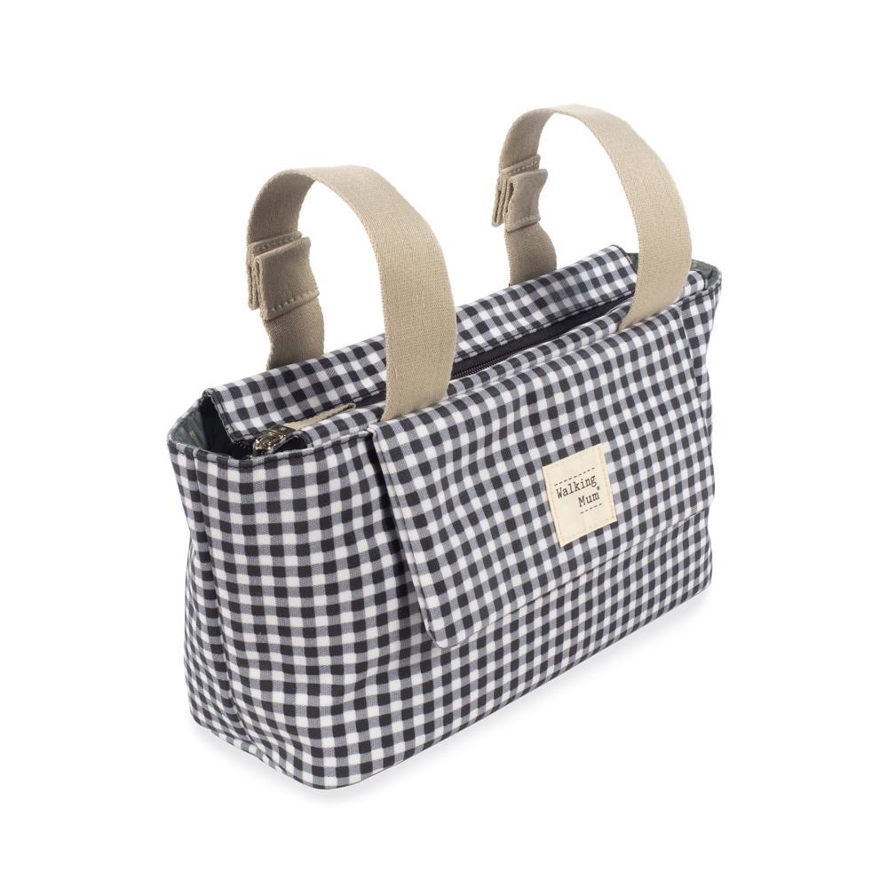 Bolsa Organizadora Walking Mum I Love Vichy Preto