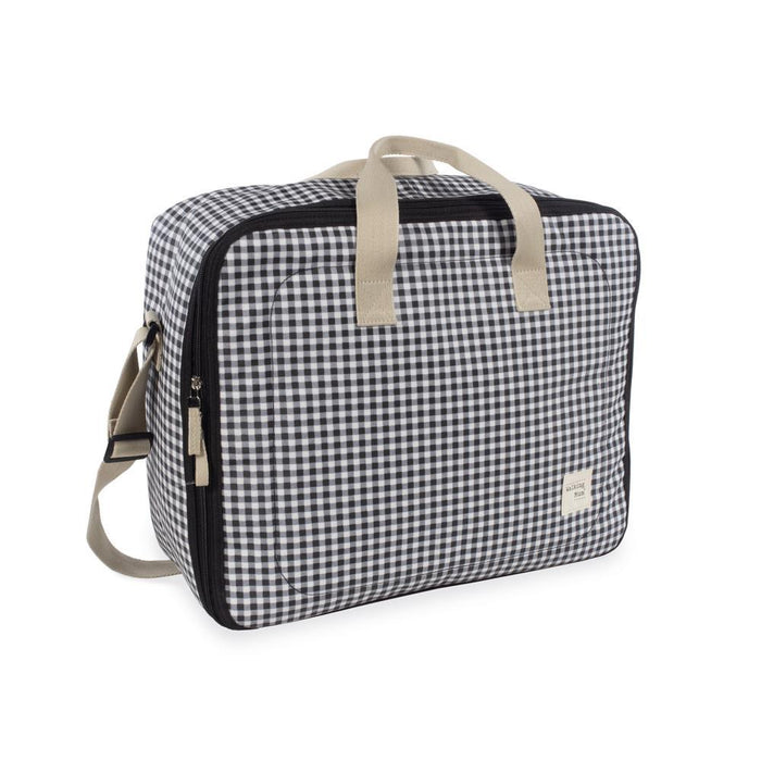 Mala de Maternidade Walking Mum I Love Vichy Preto