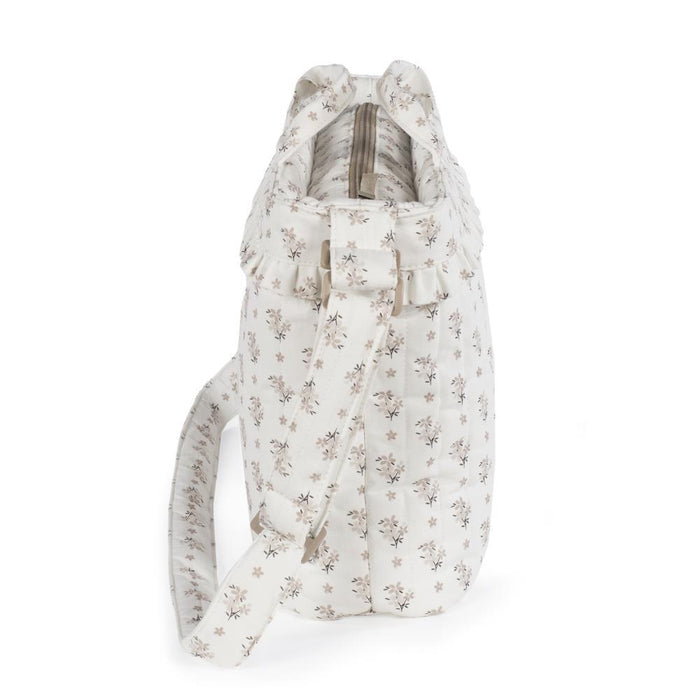 Saco com Muda Fraldas Walking Mum Botton Flowers