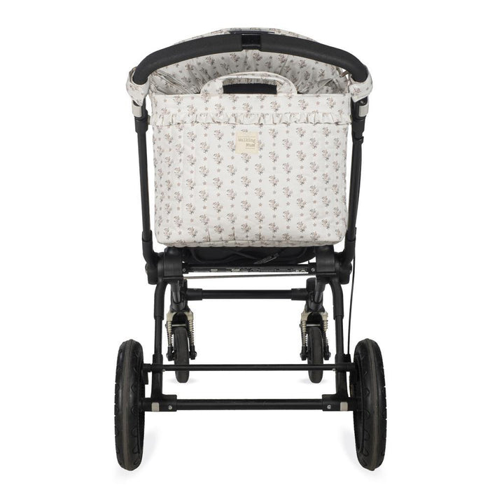 Saco com Muda Fraldas Walking Mum Botton Flowers