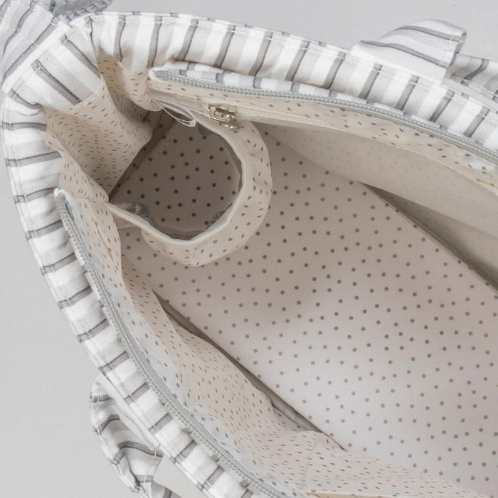 Saco com Muda Fraldas Walking Mum Botton Strips