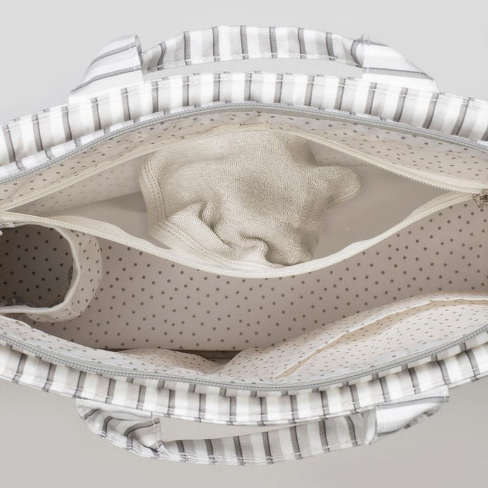 Saco com Muda Fraldas Walking Mum Botton Strips