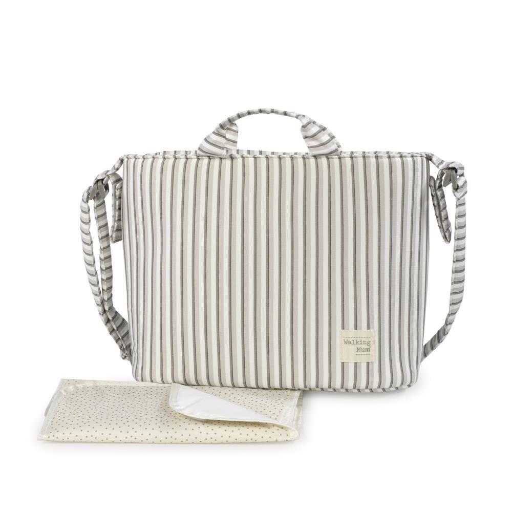 Walking Mum Botton Strips Diaper Changing Bag